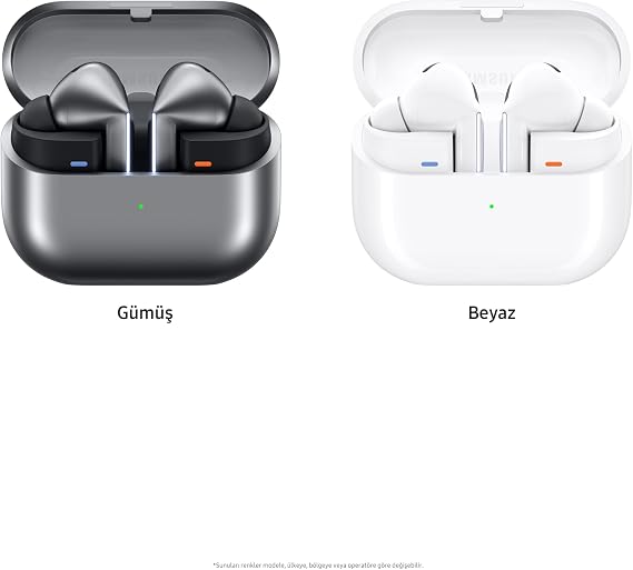 Samsung Galaxy Buds3 Pro, White, Wireless Bluetooth In-Ear Headset, Adaptive Noise Control, Hi-Fi Audio, 360 Audio (Samsung Turkey Guaranteed)