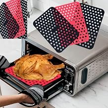 Silikon Pişirme Kağıdı, Çok Amaçlı, Air Fryer, Fırın, Tencere ve Mikrodalga Uyumlu, Yanmaz Yapışmaz Sürekli Kullanıma Uygun Delikli Yıkanabilir Pişirme Matı 20x13 cm 1 Adet