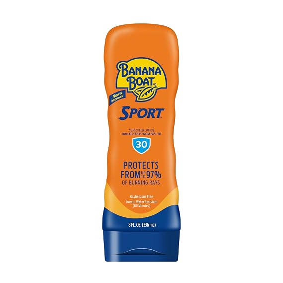 Banana Boat Sport SPF 30 Sunscreen Lotion, 8 Fl Oz