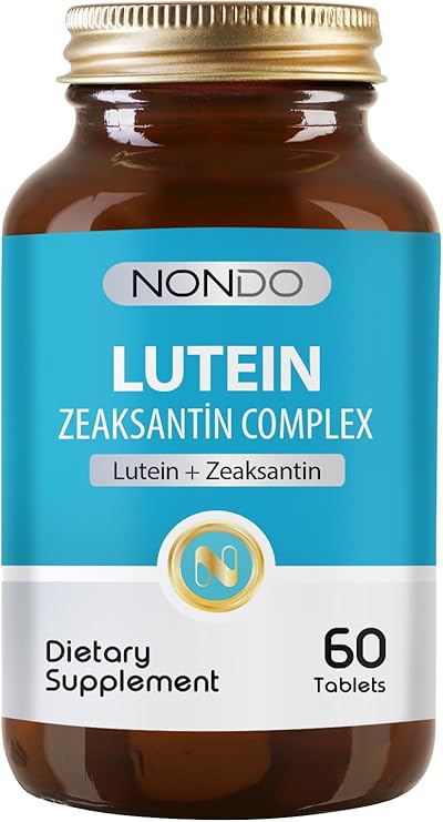 Nondo Lutein Zeaksantin Complex 60 Tablet (Astaksantin Selenyum Çinko Vitamin 6 Farklı Vitamin)