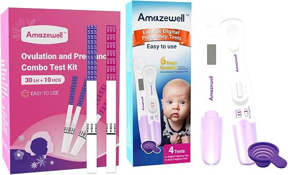 Ovulation Test Strips + Digital Pregnancy Test, Over 99% Accurac