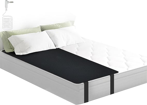 Grounding Mat, Grounding Mattress Cover Pad Grounding Sheets with Grounding Products Kit for Improving Sleeping, Relieve Pain (27 x 71 Inch)