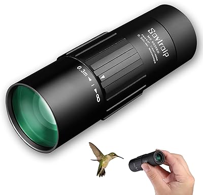 Monocular Telescope 8x25 Monoculars for Adults,Compact Portable Waterproof Monocular with Hand Strap,Lightweight Handheld Pocket Telescope for Hunting Bird Watching Hiking Traveling 8x25