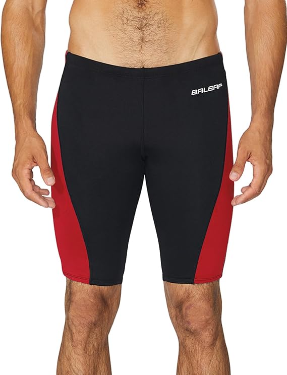 baleaf Men's Swimsuit Swim Jammers Chlorine-Resistant Athletic Swimwear