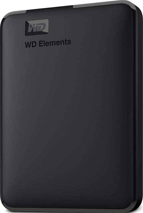 WD Elements Portable External Hard Drive - 1 TB - USB 3.0 - WDBUZG0010BBK-WESN