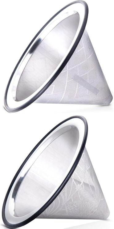 Silver - Coffee Filter Pattern #1 + Coffee Filter Pattern #2