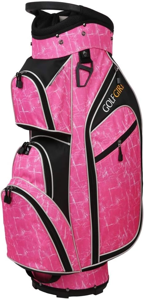 Golf Girl Ladies 14 Way Cart Bag - Pink