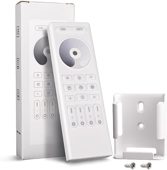 Single Color Dimming RC01RF RF Remote 2.4G Touch RF Remote 4-Zone Group Control 5050SMD for Dim Controller FCOB COB Work with WB5 LM052 LM053 C01W C01Z C01RF etc
