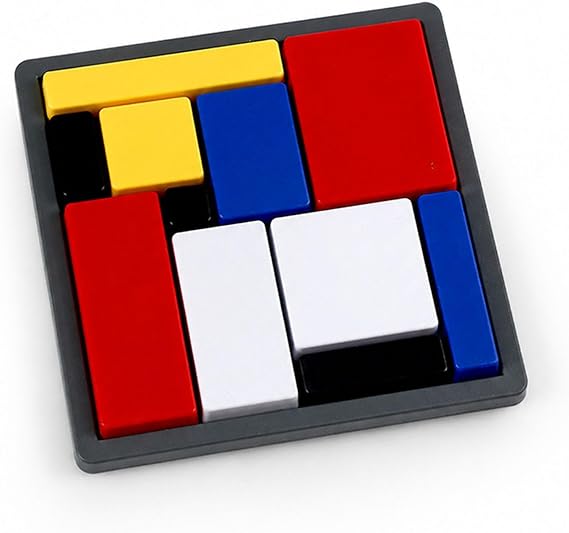 Logic Brain Teaser Puzzle with 88 Challenges for Adults | 1 pack logic puzzle game with 4 difficulty levels, abs portable brain teaser for adults casual leisure travel use