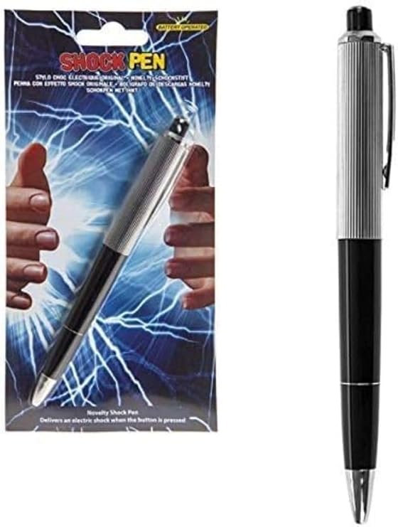 Electric Shocking Ballpoint Fun Toy Joke Pen|Electric Shock Pen Practical Joke Gag Prank Funny Trick Fun Gadget April Fool,Practical Joke Toy Prank Gag Gadget Hilarious Gift novelty & gag toys