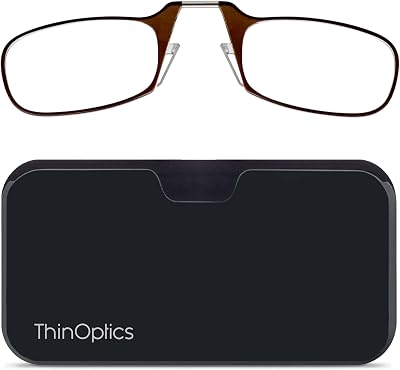 ThinOptics unisex-adult Universal Pod Case  Rectangular Reading Glasses