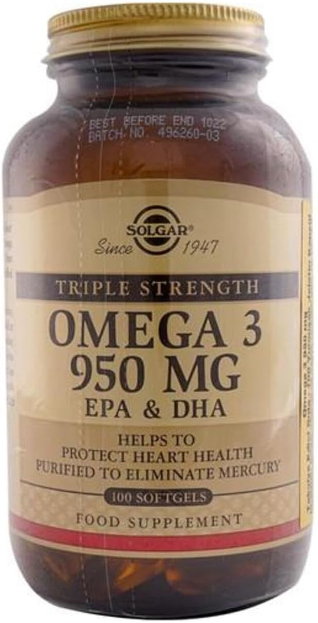 Solgar Omega-3 950 Mg EPA & DHA, 100 Kapsül