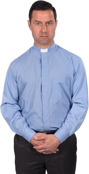 Reliant Men's Clergy Shirt - Tab Collar Long Sleeve