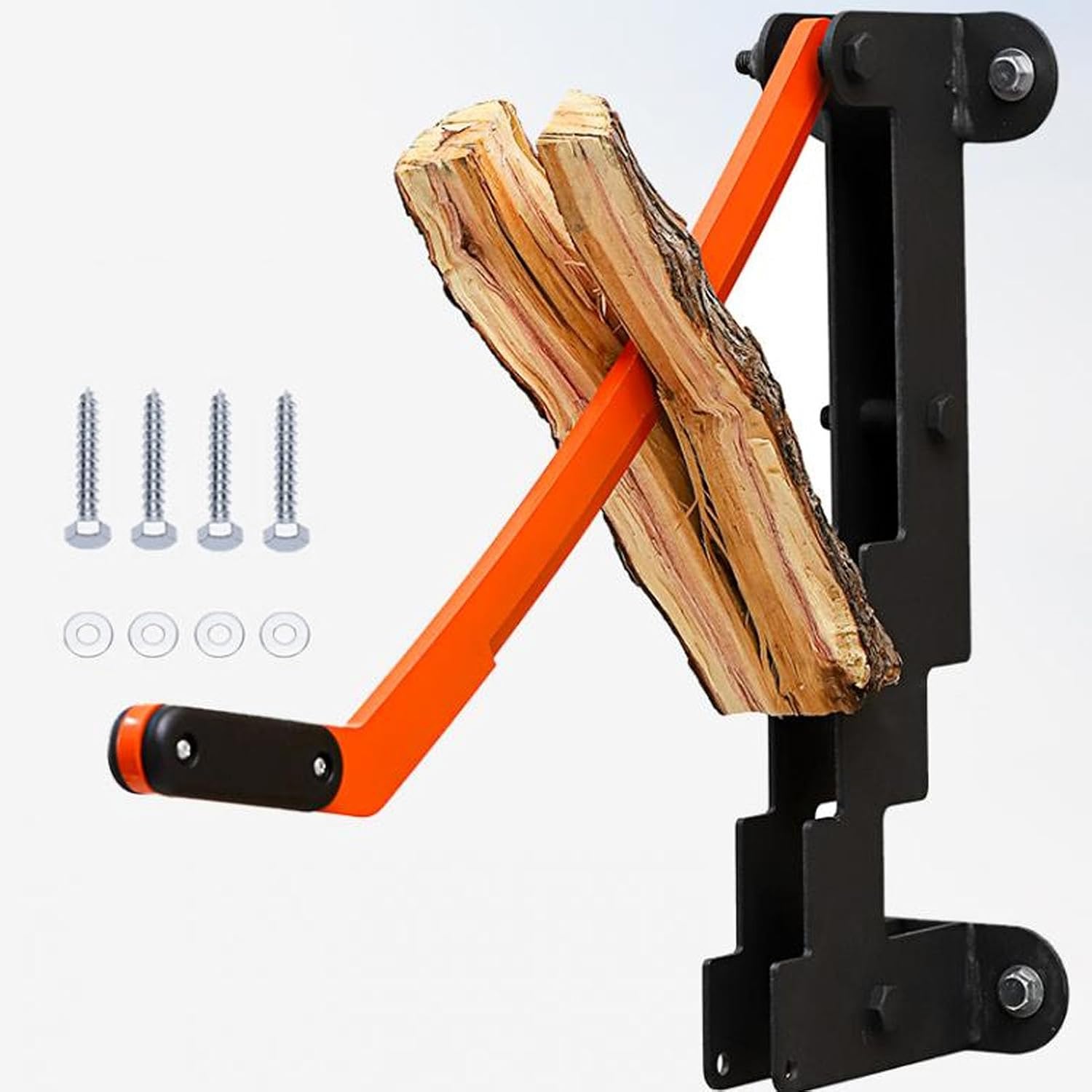 Kindling Splitter Effortless Manual Log Splitter for Home Camping Lightweight Wearproof Powerful Wall Mounted Wood Splitter