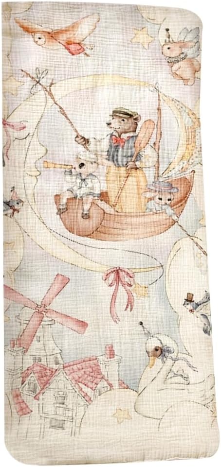 Baby Strollers Pad Pram Carriage Cushion Double Sided Mattress Pushchair Liner Strollers Cushion with Printed Pattern
