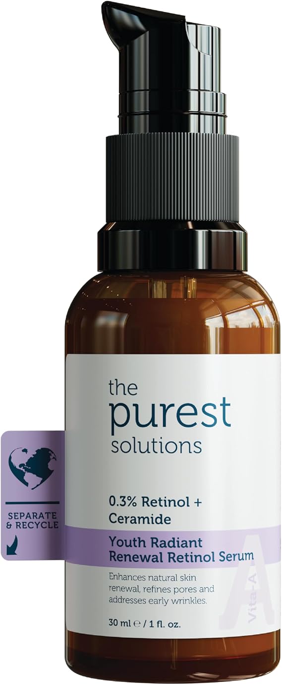 The Purest Solutions Youth Radiant Renewal Retinol Serum Retinol Ceramide