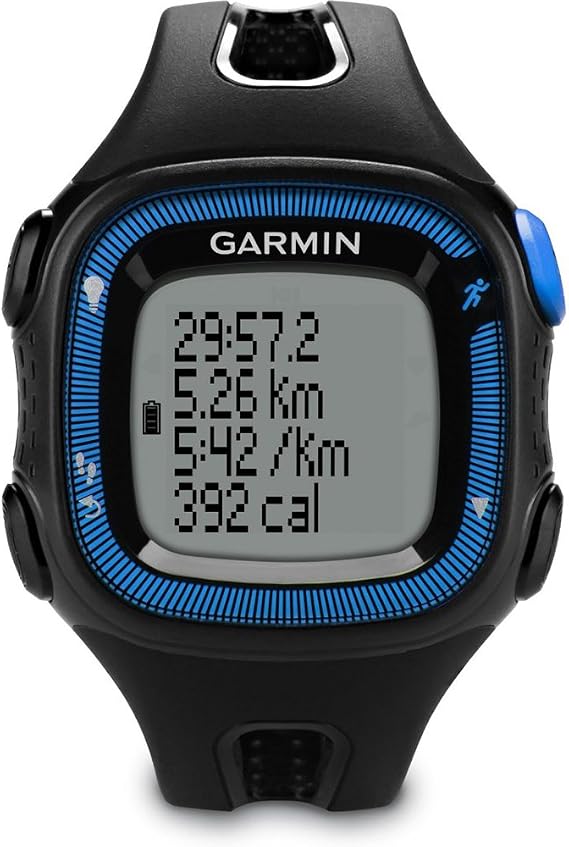 Garmin 010-01241-00 Forerunner 15 Large, Black/Blue