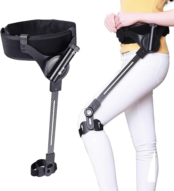 Adjustable Gait Rehabilitation Walker Bionic Exoskeleton Legs Lower Limb Support Mobility Aid for Adults and Elderly 3 Level Power Adjustment for
