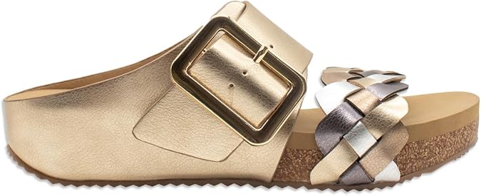 VOLATILE Womens Morel Slide Casual Sandals Casual Low Heel 1-2"