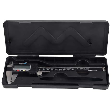 Fafeicy Digital Caliper Measuring Tool, Stainless Steel Vernier Caliper Micrometer Calipers with Large LCD Screen Caliper Tools for DIY Household
