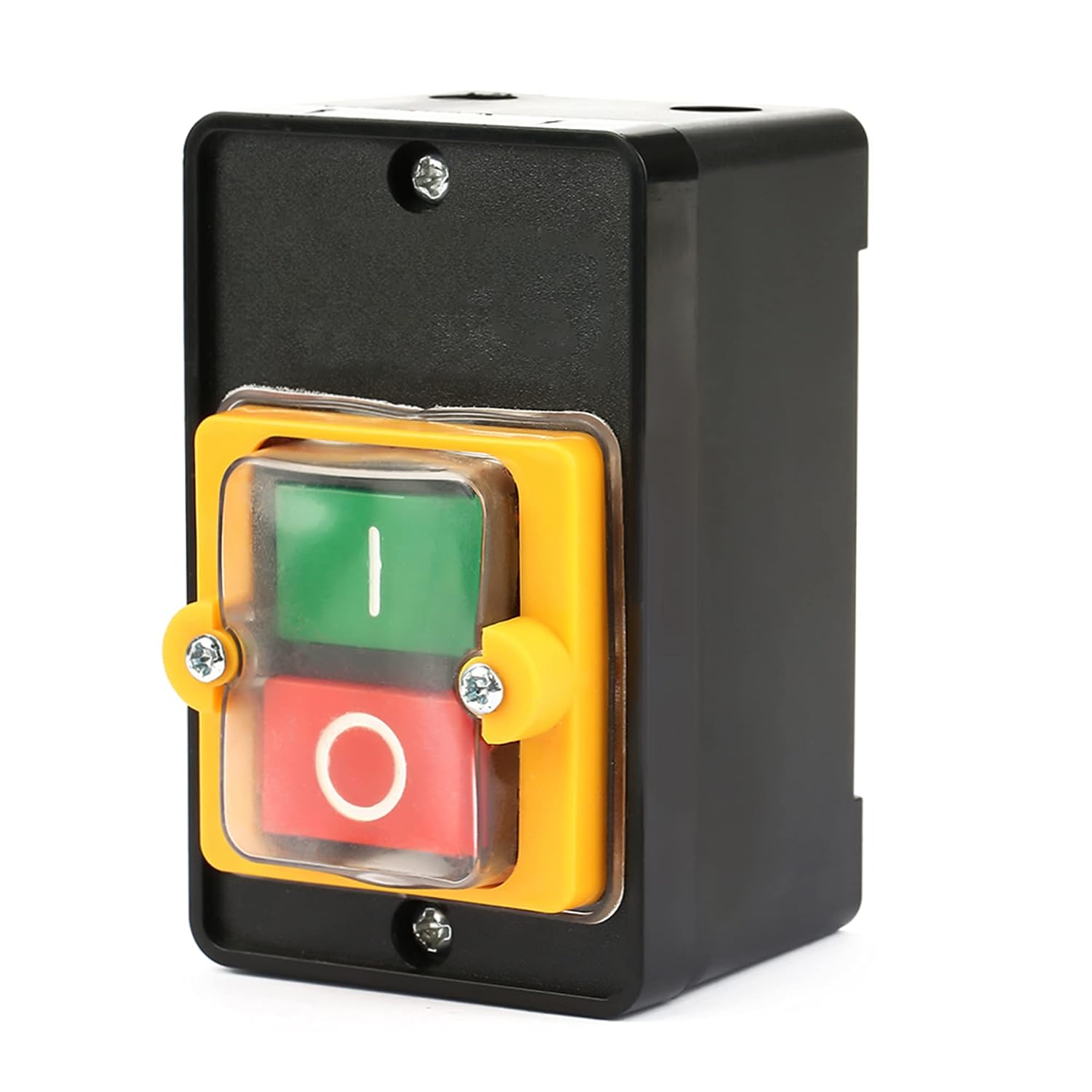 Push Button Switch AC220V/380V 10A One/Three Phase Waterproof Power Switch On/Off Switch with Shell Machine Tool Switch