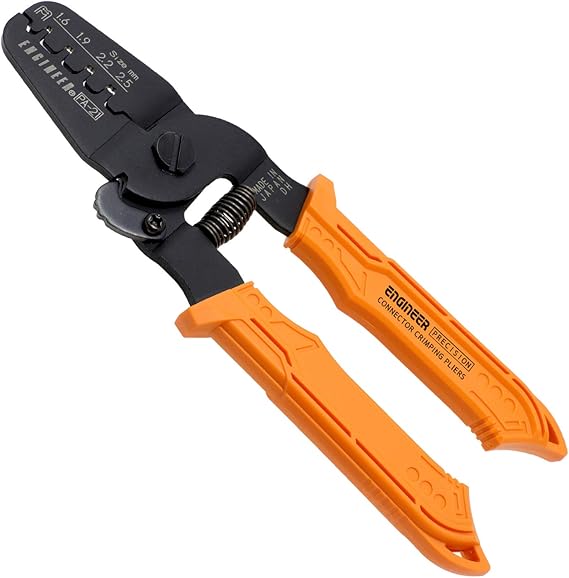 ENGINEER Engineer Precision Crimping Pliers Crimping Tool Open Barrel Long Barrel Terminals PA-21