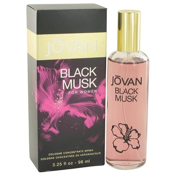 JOVAN BLACK MUSK by Jovan COLOGNE CONCENTRATE SPRAY 3.25 OZ for WOMEN