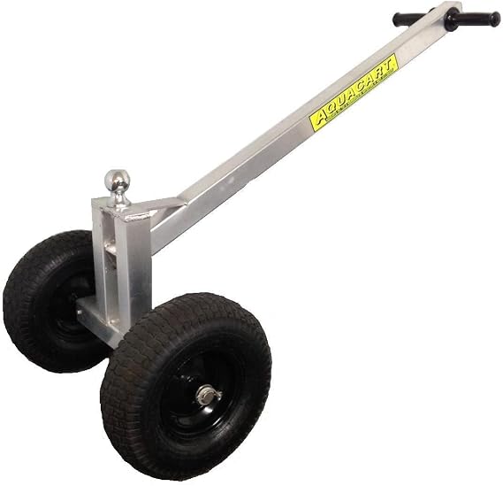 Aquacart USA Built-Extreme Heavy Duty- Trailer Dolly- Strong Square Aluminum and Stainless Steel- Helps Move Boat ATV Utility Camper Trailers with Ease