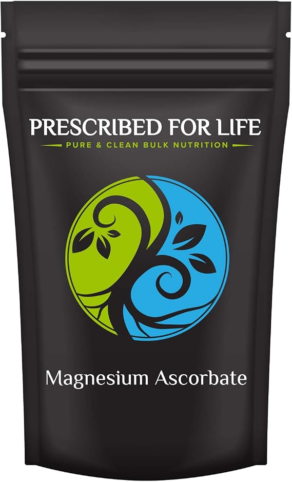Prescribed for Life Magnesium Ascorbate | Natural USP Buffered Vitamin C Crystalline Powder, 6.5% Mg (10kg / 22lb)