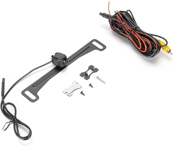 Audiovox ACA800 License Plate Backup Camera with Parking Grid Lines
