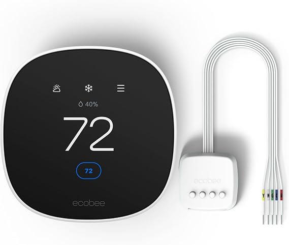 ecobee Smart Thermostat Essential with Power Extender Kit
