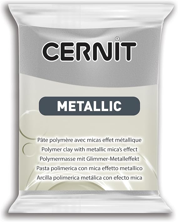Cernit Polymer Paste, Silver, One Size
