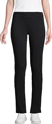 Lands End Womens Starfish Mid Rise Slim Leg Pants