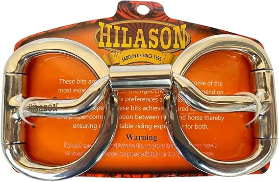 HILASON Snaffle Bit Stainless Steel Eggbutt for Horses