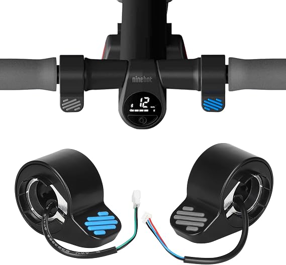 Speed Throttle Brake Throttle Finger Button Accelerator Compatible with Ninebot ES1 ES2 ES3 ES4 ES5 Electric Scooter Scooter Accessories, black