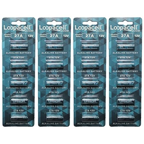 Loopacell A27 27A 23-279 MN27 12v Battery Pack of 20
