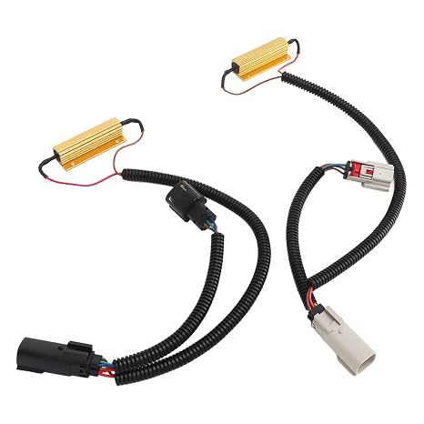 EVGATSAUTO LED Tail Light Conversion Harness for LTZ 2016 2017 2018, 2 Pcs Adaptor Wiring Connector