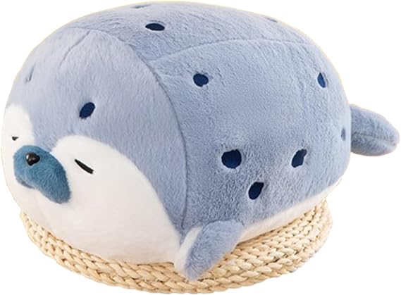Seal Plush,Chubby Blob Seal Pillow, Stuffed Animals Seal Plush Toy, Cute Seal Toy Plush Toy, Cute Toy Plush Toy, Birthday Gift For Children Boys Girls (60cm,lan)