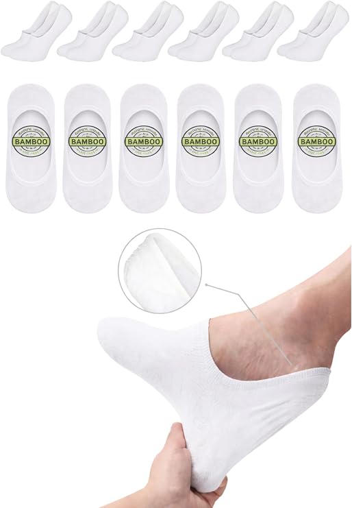 3 Çift Erkek Çorap BAMBU Premium Bay-Bayan Patik Çorap - Kadın Çorap Yazlık, Dikişsiz, Bambu Çorap Erkek (40-44)