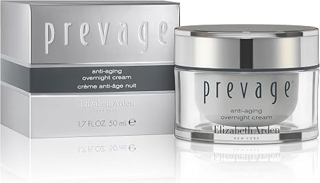 Elizabeth Arden PREVAGE® Anti-Aging Overnight Cream with Idebenone, 50ml, Anti-Ageing Skincare to Repair & Restore, for Night