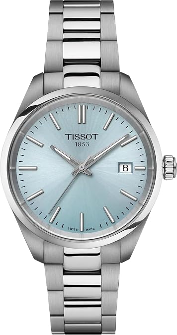 Tissot Unisex PR 100 34mm 316L Stainless Steel case Quartz Watches, Grey, Stainless Steel, 16 (T1502101135100)