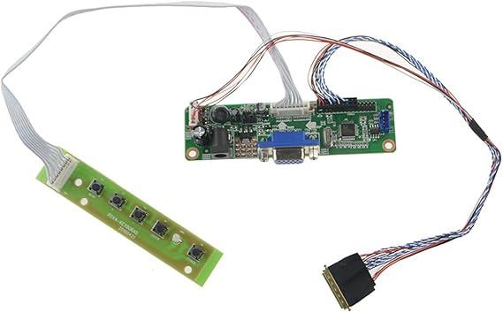 V.M70A VGA LCD Controller Board Kit for CLAA102NA0ACW 1024600 LED Screen LVDS