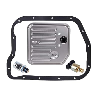 HERCOO Governor Pressure Sensor and EPC Solenoid fits A500 44RE Transmission with Gasket Filter Kit Compatible with 1998-1999 Jeep Grand Cherokee Dodge Dakota