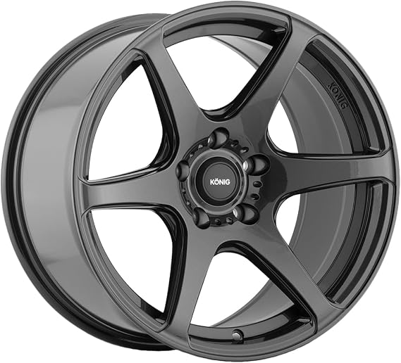 KONIG TANDEM Custom Wheel - 16" x 7.5", 45 Offset, 5x112 Bolt Pattern, 66.6mm Hub - Dark Graphite