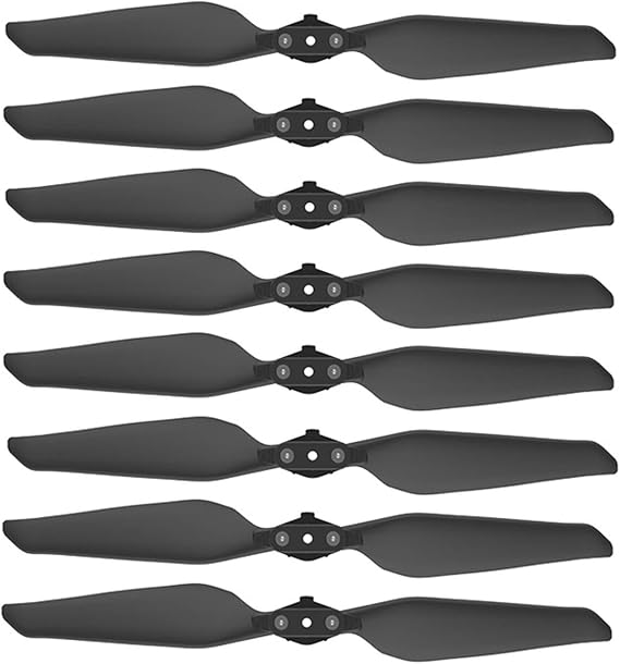 Propeller With Screws 8Pcs Drone Propellers RC Quadcopter Foldable Propeller /Fit For Xiaomi /Fit For FIMI X8 SE 2020 Camera Drone Accessories Silent Flight Accessory ( Color : 8pcs original Black )