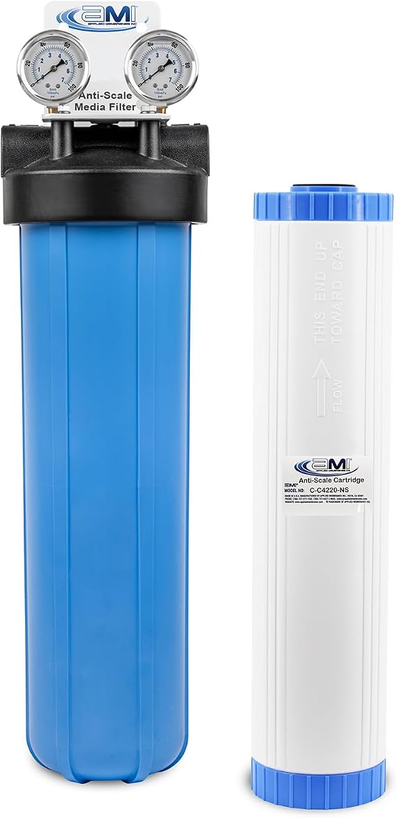 Applied Membranes Inc. Water Descaler for Tankless Water Heater and Whole-House Scale Protection