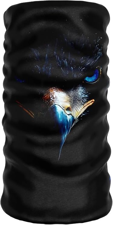 Bebo Store Extreme Spor Motor Ve Bisiklet Kullananlara Özel Desenli Buff Boyunluk Bandana Balaklava - karga-181