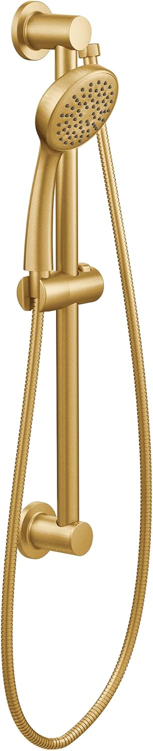 Moen Eco-Performance Brushed Nickel Detachable Handheld Shower Head with 24-Inch Slide Bar and 69-Inch Hose, 3868EPBN