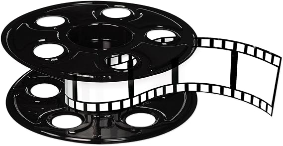 Beistle Movie Reel with Filmstrip Centerpiece, Multicolored