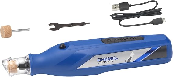 DREMEL,Bosch Pet Nail Care Kit (7350), 3.6 V, Blue